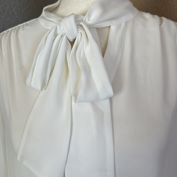 Jcrew - size S - light weight long sleeve blouse with tie neck and button down - Picture 2 of 8